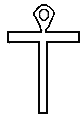 православные кресты - Крест "Египетский иероглиф Анх"