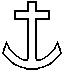 православные кресты - крест якореобразный 3