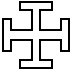 православные кресты - Крест "виселицеобразный"