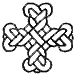 православные кресты - Крест старопечатный "плетеный"