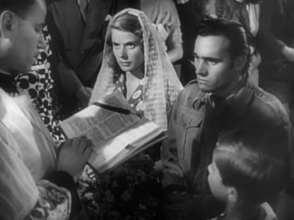 Кадр из фильма "Стромболи, земля Божия"