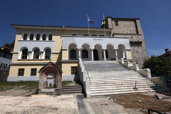 Здание Протата в Карее, где проходят заседания Священного Кинота