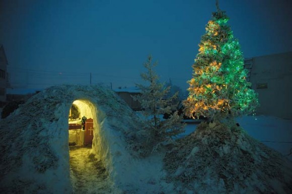 Якутия. Рождественский вертеп Градоякутского Никольского храма. Фото о. Сергия Клинцова 