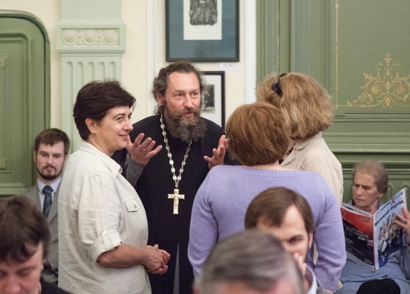 Протоиерей Андрей Юревич, Джованна Парравичини перед презентацией