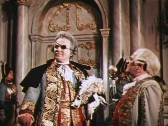 Кадр из кинофильма "Адмирал Ушаков". В роли Потёмкина - Борис Ливанов