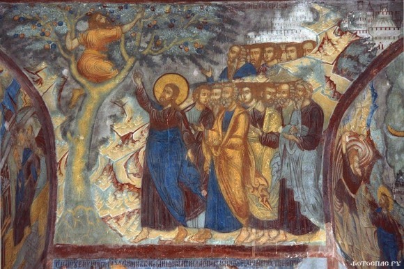 Покаявшийся Закхей. Ярославль. Церковь Богоявления