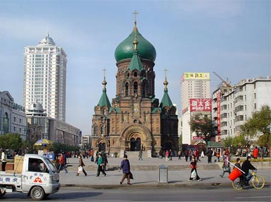 Софийский собор в Харбине, построен в 1910 г. Сейчас считается памятником культуры КНР Софийский собор в Харбине, построен в 1910 г. Сейчас считается памятником культуры КНР
