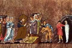 Воскрешение Лазаря: иконы, мозаики, фрески