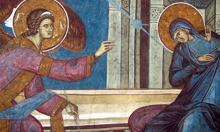 Благовещение Пресвятой Богородицы. Икона