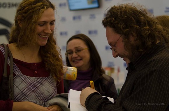 Артур Соломонов на презентации "Театральной истории"