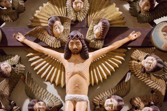 Распятие в «херувимах». Кон. ХIX в. Резчик Н. Кирьянов