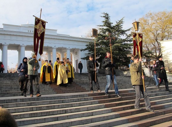 Крест на Графской пристани