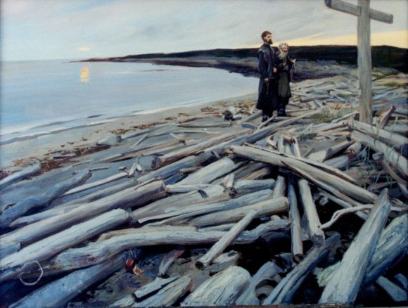 Татьяна Юшманова, «Белое море. Анзер. У поклонного креста»