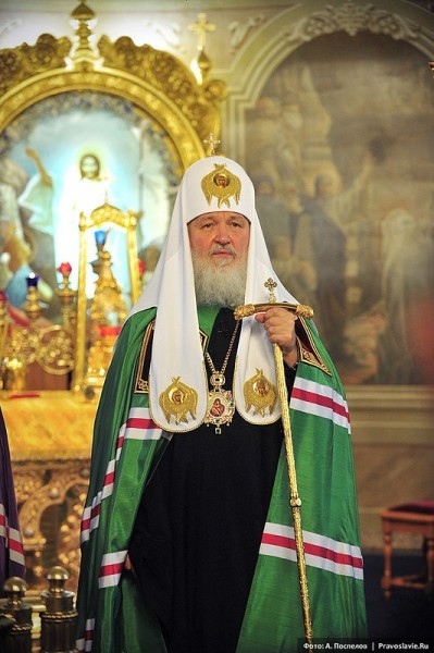 Святейший Патриарх Московский и всея Руси Кирилл. Фото: А.Поспелов / Православие.Ru