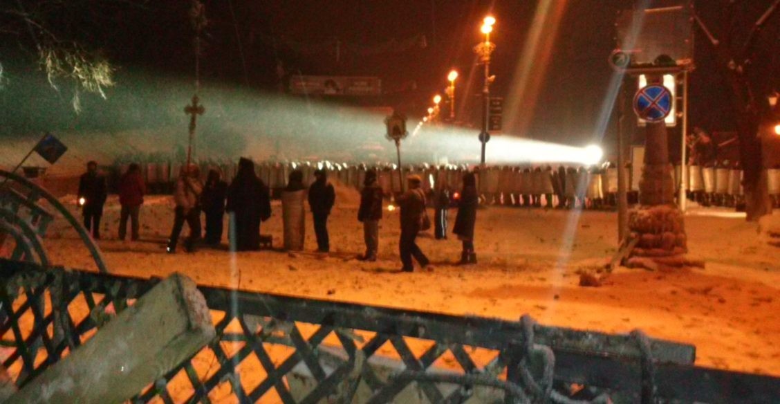 Репортаж. Ночь на Грушевского: как это было