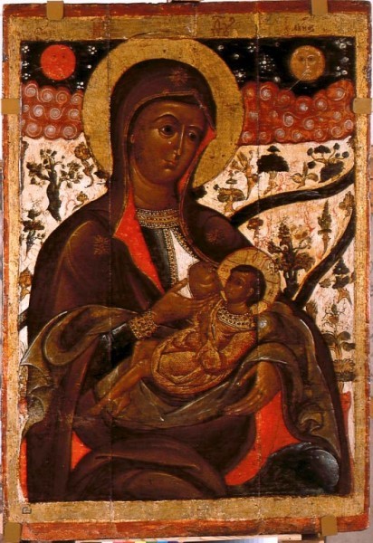 Богоматерь Млекопитательница. Северные письма. XVIII в.