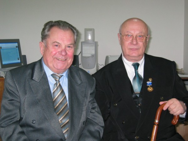 С космонавтом Павлом Поповичем