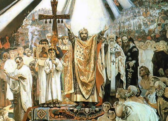 Князь Владимир и Крещение Руси: лезвие благодати Христовой