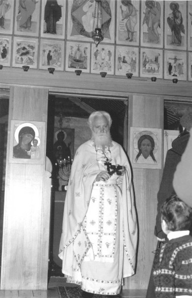 Богослужение в Скиту