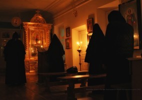 Служба в Абабковском Николаевском Георгиевском женском монастыре. Фото: Игорь и Лариса Ширяевы.