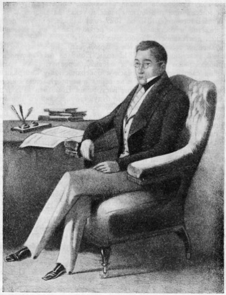 Александр Сергеевич Грибоедов. Акварельный портрет работы Петра Андреевича Каратыгина (1805—1879)