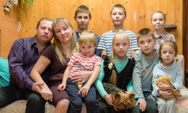 Мама восьмерых: Я думала, что два ребенка – много, не потянем