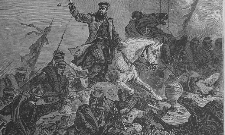 Река Осма. Август 1877 года