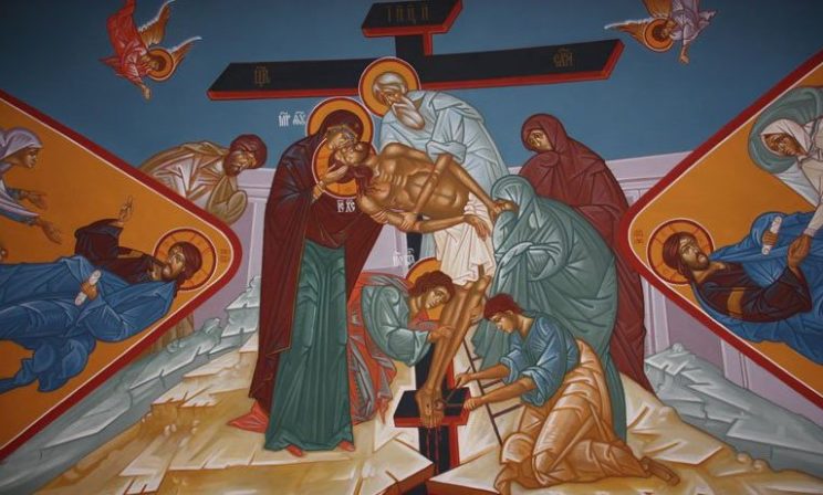 Парус на крестной мачте. Снятие с Креста