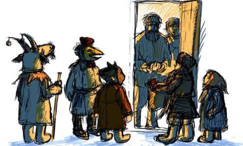 Колядки: стихи про колядки, стихи для детей