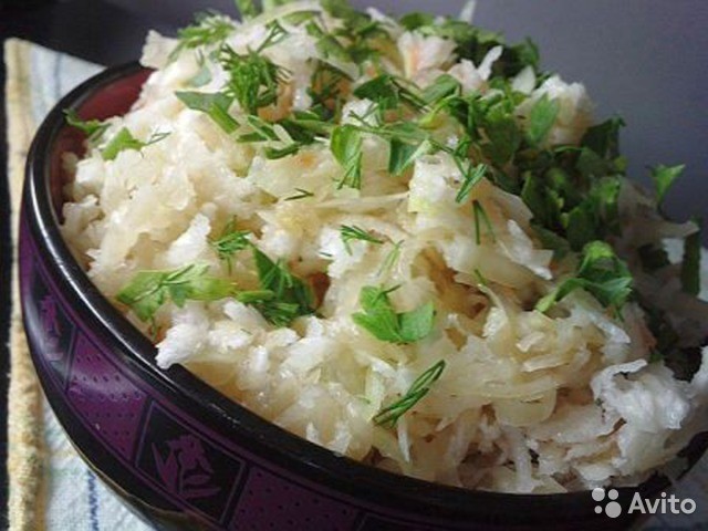Салат из черной редьки с мясом Вдомееда Дзен