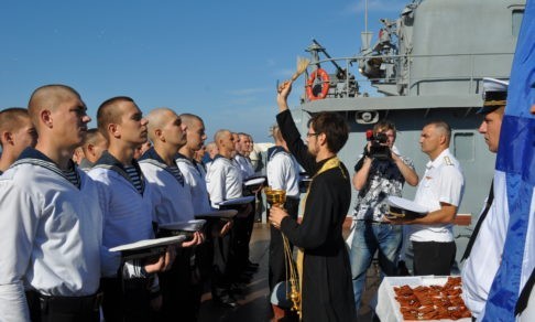 Священник Кирилл Вовк: На ракетном крейсере ты не чувствуешь себя на войне