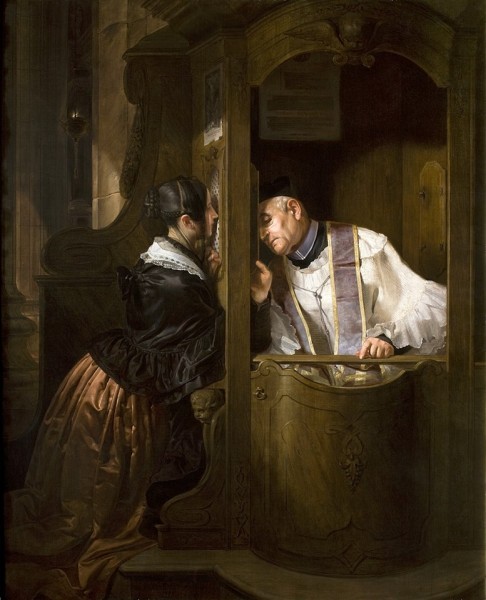 Джузеппе Мольтени (1800-1867), Исповедь, 1838