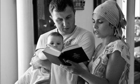 Самодельный крест православной семьи
