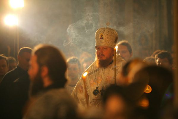 Рождественская служба в Ионинском монастыре