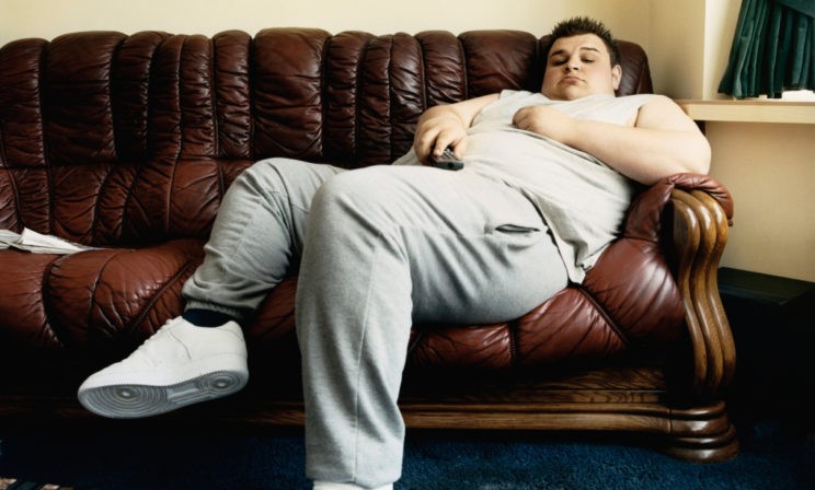 Вырос и лежит на диванe