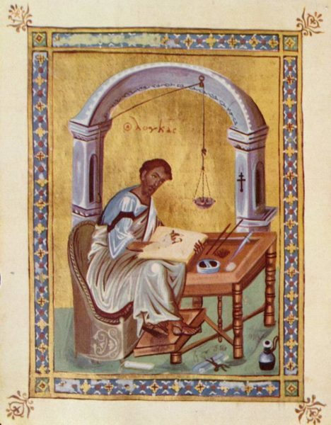 Vizantiyskiy master 10 veka Evangelist Luka