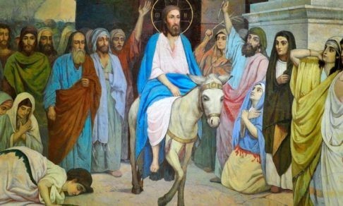 Народ хотел воевать, а тут Иисус на ослике едет весь в белом