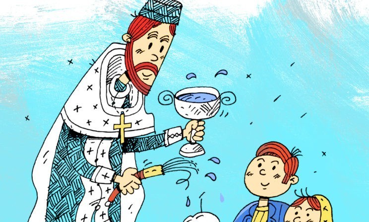 Священники и прихожане стали героями пасхальных открыток