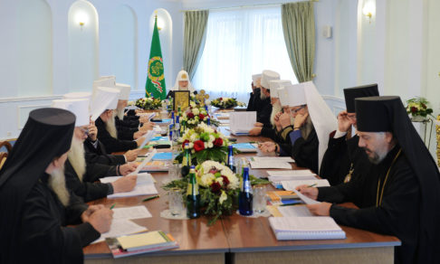 Заявление Священного Синода в связи с посягательством Константинопольского Патриархата на каноническую территорию Русской Церкви