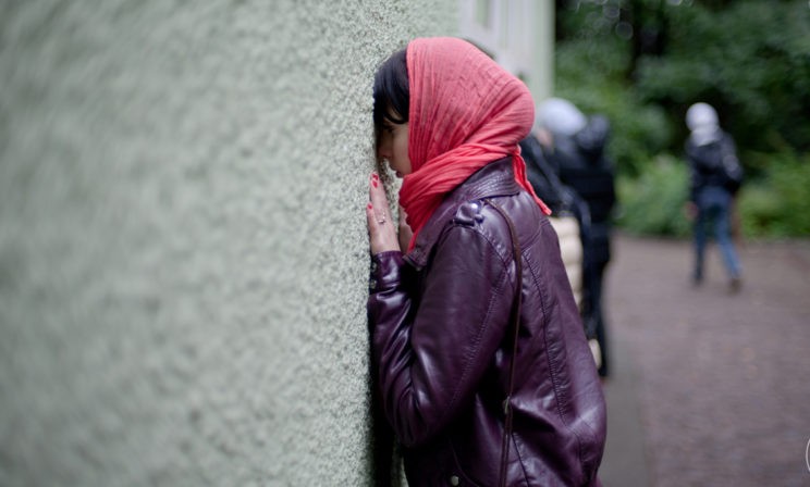 Часовня оказалась закрытой и мы молились у ворот. Но чуду от Ксеньюшки это не помешало