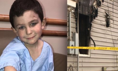 «Когда я проснулся, комната горела». Пятилетний мальчик спас из огня двухлетнюю сестру и еще семь человек