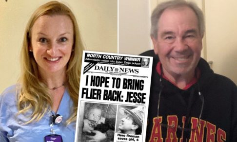 Пожарный спас из огня четырехлетнюю девочку. Она стала медсестрой и нашла его через 37 лет