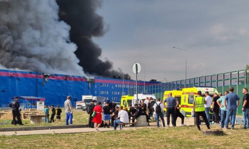 Пожар на складе Ozon в Подмосковье. Что известно