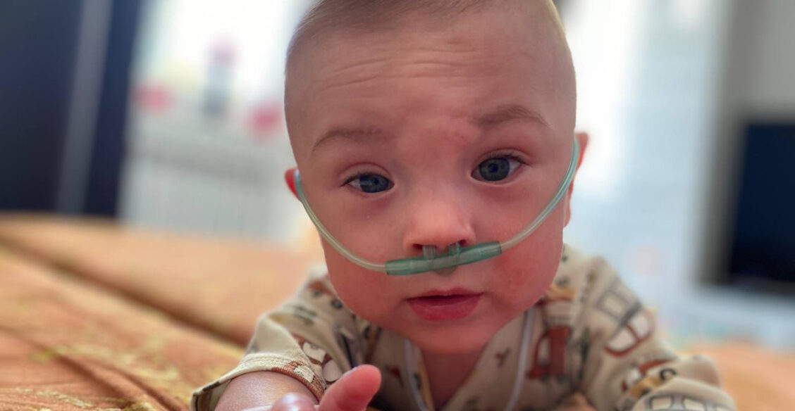 Лева родился с экстремально низким весом — 440 граммов