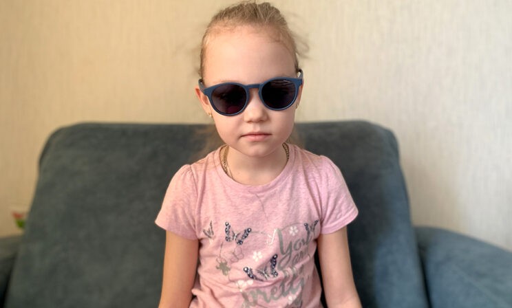 Алеся полностью потеряла зрение