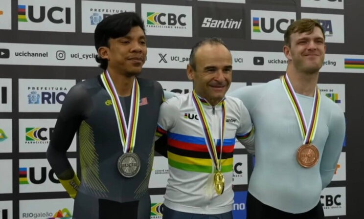 Российский паралимпиец завоевал бронзу на чемпионате мира по велоспорту