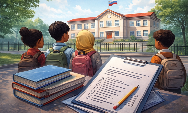 Рособрнадзор: в российские школы смогли попасть только 19% детей мигрантов