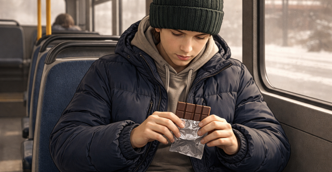 В Ханты-Мансийске водитель выгнал ребенка из автобуса на мороз из-за шоколадки