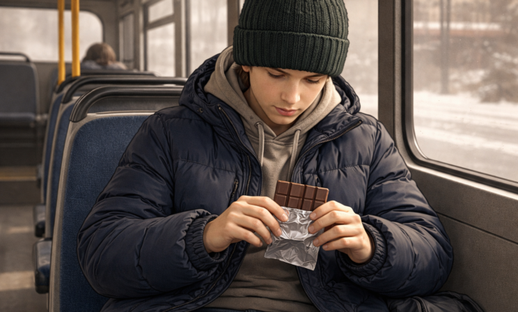 В Ханты-Мансийске водитель выгнал ребенка из автобуса на мороз из-за шоколадки