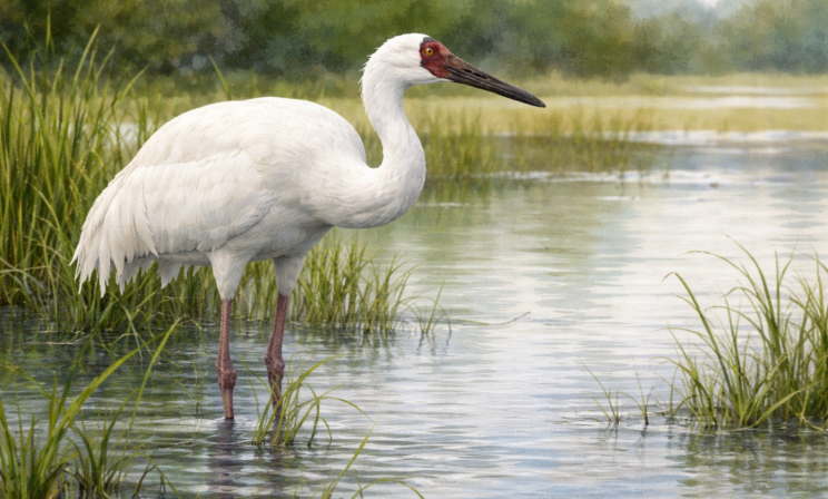 В Якутии открыли обсерваторию для изучения краснокнижных стерхов